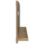 Espejo de baño de roble artesanal de 90x10,5x37 cm von , Badezimmerwaschtische - Ref: Foro24-862527, Preis: 47,32 €, Rabatt: ...