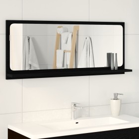 Espejo de baño Roble Negro 90x10.5x37 cm de madera de ingeniería by , bathroom vanities - Ref: Foro24-862528, Price: 45,79 €,...