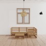Garden furniture 5 pieces honey brown solid pine wood by vidaXL, Garden sets - Ref: Foro24-3075552, Price: 322,51 €, Discount: %