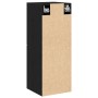 Armario de pared para baño Negro Roble 30x30x80 cm Madera Fabricada de , Muebles de baño - Ref: Foro24-862531, Precio: 51,10 €