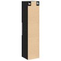 Gabinete de baño de pared negro y roble de 30x30x130 cm, de madera compuesta by , bathroom vanities - Ref: Foro24-862532, Pri...