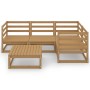 Garden furniture 5 pieces honey brown solid pine wood by vidaXL, Garden sets - Ref: Foro24-3075552, Price: 322,51 €, Discount: %