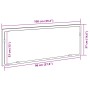 Espejo de baño LED  Negro Roble 100x8,5x37 cm Madera de ingeniería | Foro24.es | Tu tienda online para hogar, jardín y más Foro24.es
