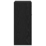 Armario de baño Negro Roble 60x33x80 cm Madera