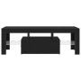 Mueble para TV con luces LED en negro y roble de 120x35x40 cm von , TV-Möbel - Ref: Foro24-862552, Preis: 92,12 €, Rabatt: -5%%