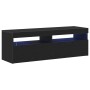 Mueble de TV con LED Negro Roble 120x35x40 cm Madera elaborada von , TV-Möbel - Ref: Foro24-862553, Preis: 96,58 €, Rabatt: %