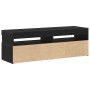 Mueble de TV con LED Negro Roble 120x35x40 cm Madera elaborada von , TV-Möbel - Ref: Foro24-862553, Preis: 96,58 €, Rabatt: %