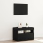 Mueble de TV con luces LED Negro Roble 60x35x40 cm de madera von , TV-Möbel - Ref: Foro24-862555, Preis: 51,68 €, Rabatt: %