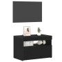 Mueble de TV con luces LED Negro Roble 60x35x40 cm de madera von , TV-Möbel - Ref: Foro24-862555, Preis: 51,68 €, Rabatt: %
