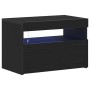 Mueble de TV con luces LED Negro Roble 60x35x40 cm de madera von , TV-Möbel - Ref: Foro24-862555, Preis: 51,68 €, Rabatt: %