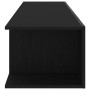 Mueble para TV con luces LED en color negro y roble, de 135x39x30 cm, hecho de madera von , TV-Möbel - Ref: Foro24-862561, Pr...