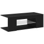 Mueble de TV con luces LED en roble negro, 90x39x30 cm, de madera elaborada von , TV-Möbel - Ref: Foro24-862562, Preis: 64,59...