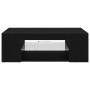 Mueble de TV con luces LED en roble negro, 90x39x30 cm, de madera elaborada von , TV-Möbel - Ref: Foro24-862562, Preis: 64,59...