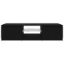 Mueble de TV con luces LED, negro y roble, 140x40x35.5 cm, de madera von , TV-Möbel - Ref: Foro24-862563, Preis: 112,29 €, Ra...