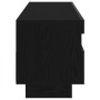 Mueble de TV  con luces LED Negro y Roble 100x35x40 cm de Madera | Foro24.es | Tu tienda online para hogar, jardín y más Foro24.es