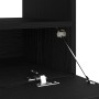 Mueble de TV  con luces LED Negro y Roble 100x35x40 cm de Madera | Foro24.es | Tu tienda online para hogar, jardín y más Foro24.es