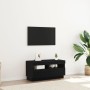 Mueble de TV con luces LED en roble negro, 80x35x40 cm, de madera von , TV-Möbel - Ref: Foro24-862566, Preis: 75,14 €, Rabatt...