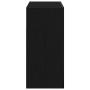 Sideboard con luces LED en negro y roble, 80x35x75 cm, de madera de , Aparadores - Ref: Foro24-862568, Precio: 116,35 €, Desc...