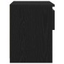 Mesa de Noche Negra de Roble 40x30x39 cm de Madera de , Mesitas de noche - Ref: Foro24-862574, Precio: 39,58 €, Descuento: %