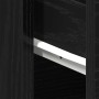 Mesa de Noche Negra de Roble 40x30x39 cm de Madera de , Mesitas de noche - Ref: Foro24-862574, Precio: 39,58 €, Descuento: %