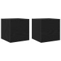 Gabinetes de TV Montados en la Pared 2 pcs Negro Roble 30,5x30x30 cm von , TV-Möbel - Ref: Foro24-862577, Preis: 50,20 €, Rab...