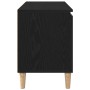 Mueble de TV con patas de madera color negro roble 102x35x50 cm von , TV-Möbel - Ref: Foro24-862584, Preis: 78,86 €, Rabatt: %