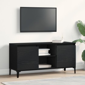 Mueble de TV Negro Roble 102x35x50 cm Madera de calidad von , TV-Möbel - Ref: Foro24-862585, Preis: 88,14 €, Rabatt: -5%%