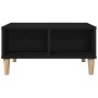 Mesa de Café en Negro y Roble, 60x60x30 cm, de Madera de Ingeniería by , Coffee table - Ref: Foro24-862586, Price: 57,43 €, D...