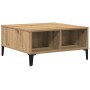 Mesa de café de roble artesanal 60x60x30 cm de madera engineered by , Coffee table - Ref: Foro24-862588, Price: 57,57 €, Disc...
