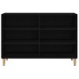 Aparador Negro Roble 103,5x35x70 cm en Madera Ingenierada von , Schließfächer und Lagerschränke - Ref: Foro24-862590, Preis: ...