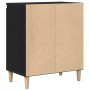 Aparador Negro de Roble 60x35x70 cm de Madera VidaXL de , Aparadores - Ref: Foro24-862593, Precio: 80,02 €, Descuento: %