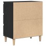 Aparador Negro Roble 60x35x70 cm Madera elaborada de , Aparadores - Ref: Foro24-862595, Precio: 90,99 €, Descuento: %