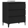 Aparador Negro Roble 60x35x70 cm Madera elaborada de , Aparadores - Ref: Foro24-862596, Precio: 91,74 €, Descuento: %