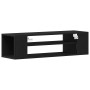 Mueble para TV de pared en roble negro, 100x30x26.5 cm, de madera compuesta von , TV-Möbel - Ref: Foro24-862600, Preis: 50,83...