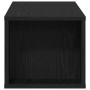 Mueble para TV de pared en roble negro, 100x30x26.5 cm, de madera compuesta von , TV-Möbel - Ref: Foro24-862600, Preis: 50,83...