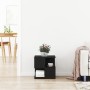 Mesa Auxiliar Negro Roble 40x40x40 cm Madera Aglomerada de , Mesas auxiliares - Ref: Foro24-862605, Precio: 38,88 €, Descuent...