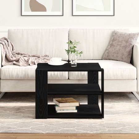 Mesa de Café Negro Roble 59,5x59,5x40 cm Madera Enginyada de , Mesas de centro - Ref: Foro24-862608, Precio: 54,80 €