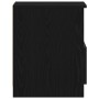 Mesa de Noche Negra Roble 40x40x50 cm Madera de , Mesitas de noche - Ref: Foro24-862609, Precio: 56,91 €, Descuento: %