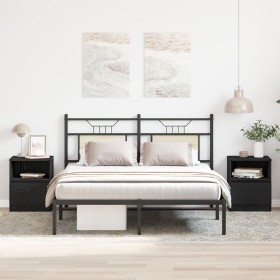 Cajones de Noche 2 pcs Negro Roble 40x40x50 cm Madera Ingenierizada von , Nachttische - Ref: Foro24-862610, Preis: 96,17 €, R...
