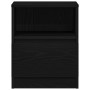 Cajones de Noche 2 pcs Negro Roble 40x40x50 cm Madera Ingenierizada de , Mesitas de noche - Ref: Foro24-862610, Precio: 98,06...