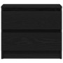 Mesita de noche Negro Roble 50x40x43,5 cm Madera de , Mesitas de noche - Ref: Foro24-862611, Precio: 64,51 €, Descuento: %