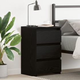 Cabecera de Noche Negro Roble 40x35x62,5 cm Madera Elaborada von , Nachttische - Ref: Foro24-862613, Preis: 73,45 €, Rabatt: %