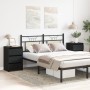 Mesas de Noche 2 pcs Negro Roble 40x35x62,5 cm Madera Ing. de , Mesitas de noche - Ref: Foro24-862614, Precio: 131,76 €, Desc...