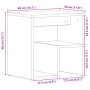 Cajones de Noche 2 pcs Negro Roble 40x30x40 cm Madera de , Mesitas de noche - Ref: Foro24-862616, Precio: 56,99 €