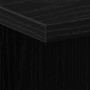 Mesita de Noche Negra de Roble 35x35x55 cm de Madera de , Mesitas de noche - Ref: Foro24-862617, Precio: 44,89 €