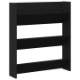 Armario de zapatos Negro Roble 80x18x90 cm Madera de , Zapateros y organizadores de calzado - Ref: Foro24-862623, Precio: 51,...