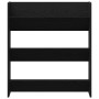Armario de zapatos Negro Roble 80x18x90 cm Madera de , Zapateros y organizadores de calzado - Ref: Foro24-862623, Precio: 51,...