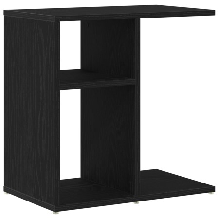 Mesa auxiliar negra de roble 50x30x50 cm de madera ingeniera de , Mesas auxiliares - Ref: Foro24-862631, Precio: 40,70 €, Des...