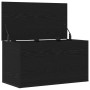 Cajón de almacenamiento Negro Roble 84x42x46 cm Madera by , Storage trunks - Ref: Foro24-862633, Price: 79,70 €, Discount: %