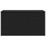 Cajón de almacenamiento Negro Roble 84x42x46 cm Madera by , Storage trunks - Ref: Foro24-862633, Price: 79,70 €, Discount: %